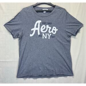 Aero EST. 1987 Ath NY Dept Gray T-Shirt Size XL